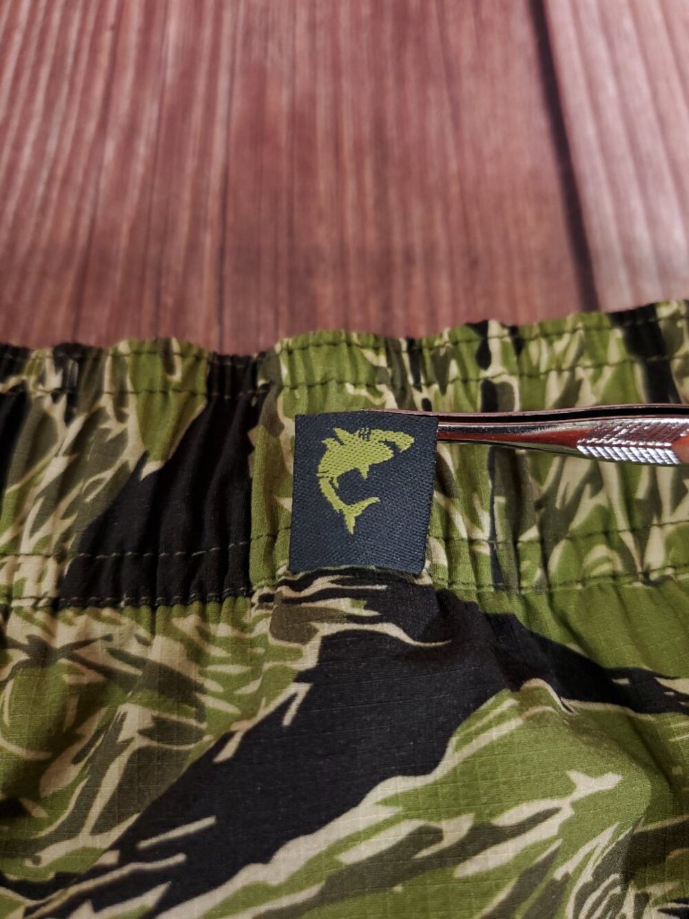 Zero Foxtrot Mens 2XL Tiger Stripe Camo Athletic Shorts Lined Tactical Workout - Picture 8 of 13